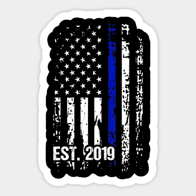 Police Graduation Shirt Police Academy 2019 Exam Gift Sticker by Sinclairmccallsavd